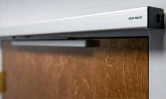 swinging commercial door